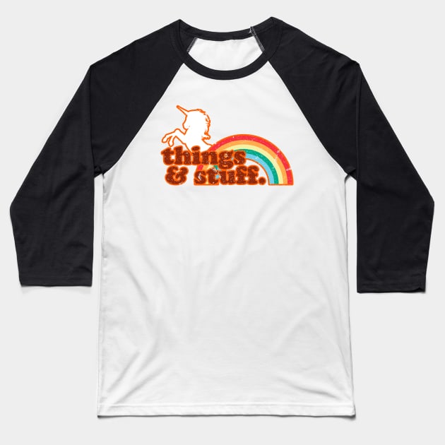 Things & Stuff Baseball T-Shirt by RadicalLizard